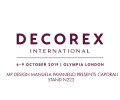 MP Design presenta Caporali Decorex London 6-9 Ottobre 2019